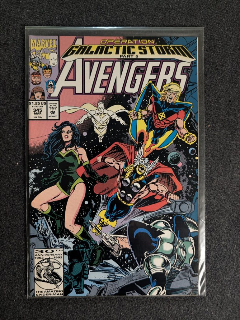 Avengers #345 front cover