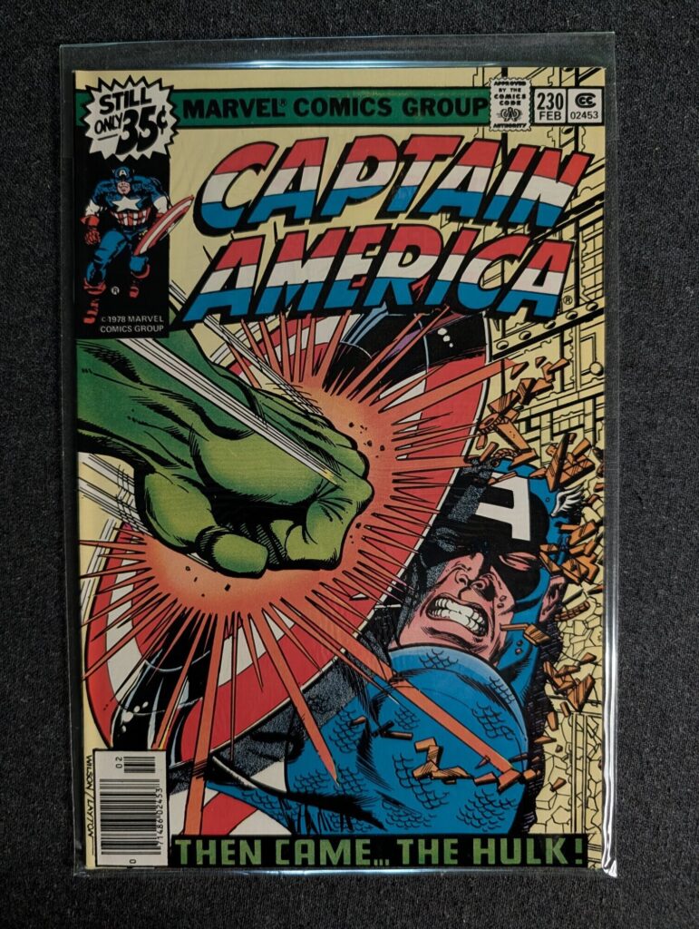 Captain America #230 front cover