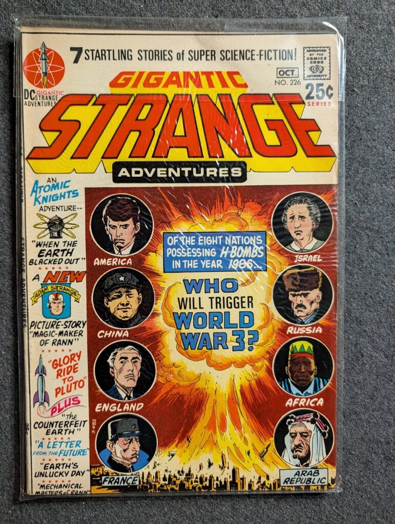 Strange Adventures #226 front cover