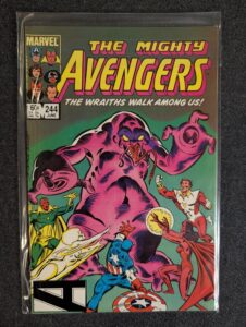 The Avengers #244 front cover