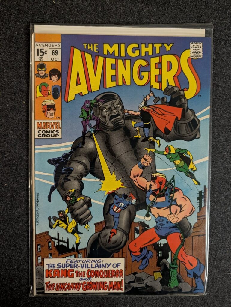 The Avengers #69 front cover