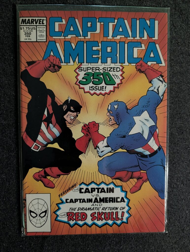 Captain America #350 front cover