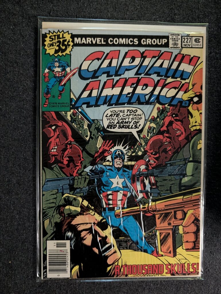 Captain America #227 front cover