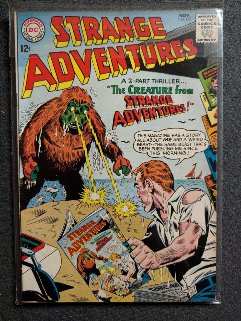 Strange Adventures #170 front cover