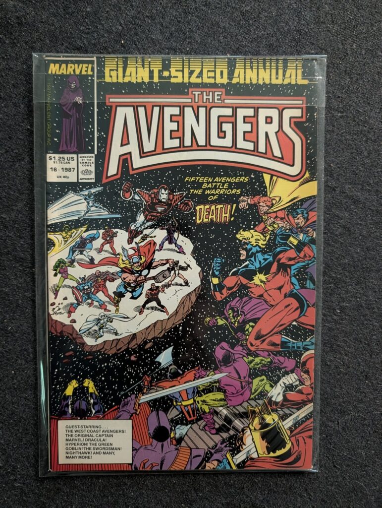 The Avengers Annual #16 front cover