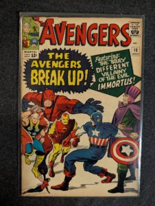 The Avengers #10 front cover