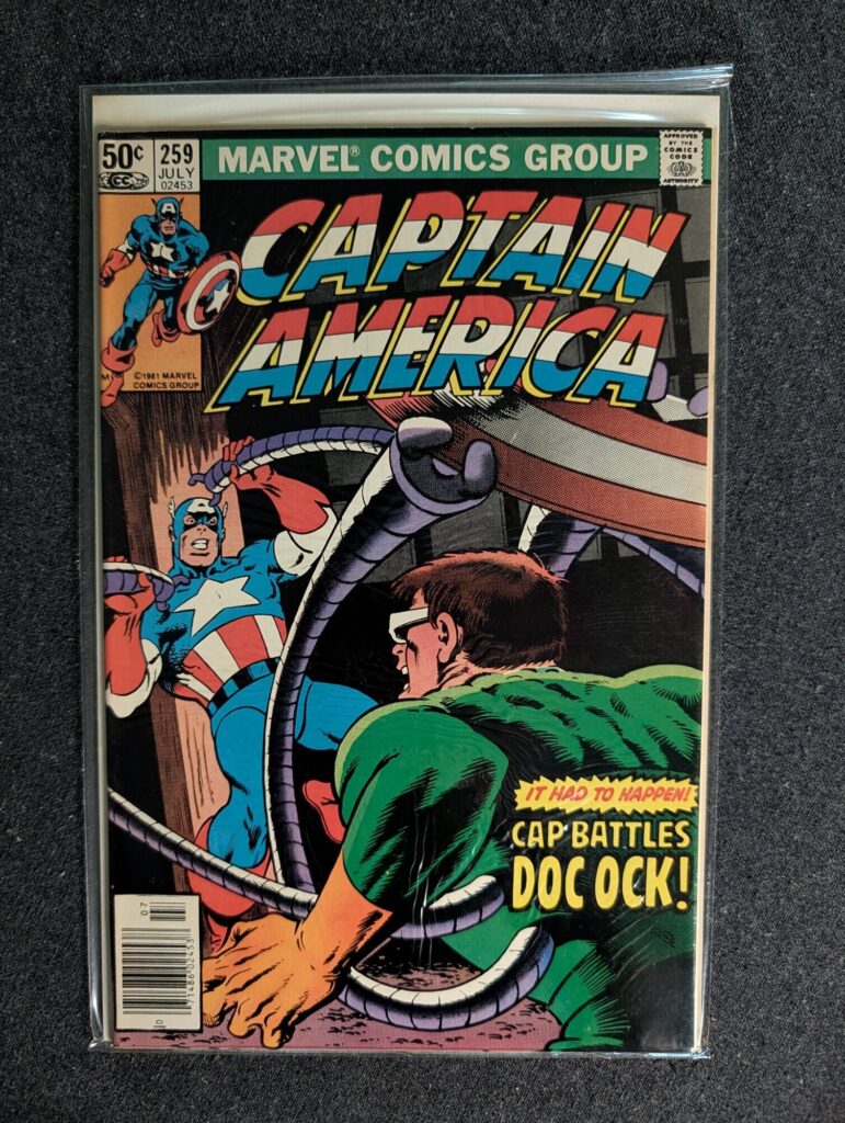 Captain America #259 front cover