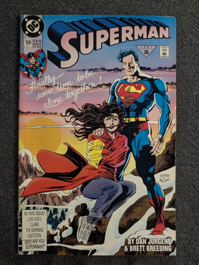 Superman #59 front cover