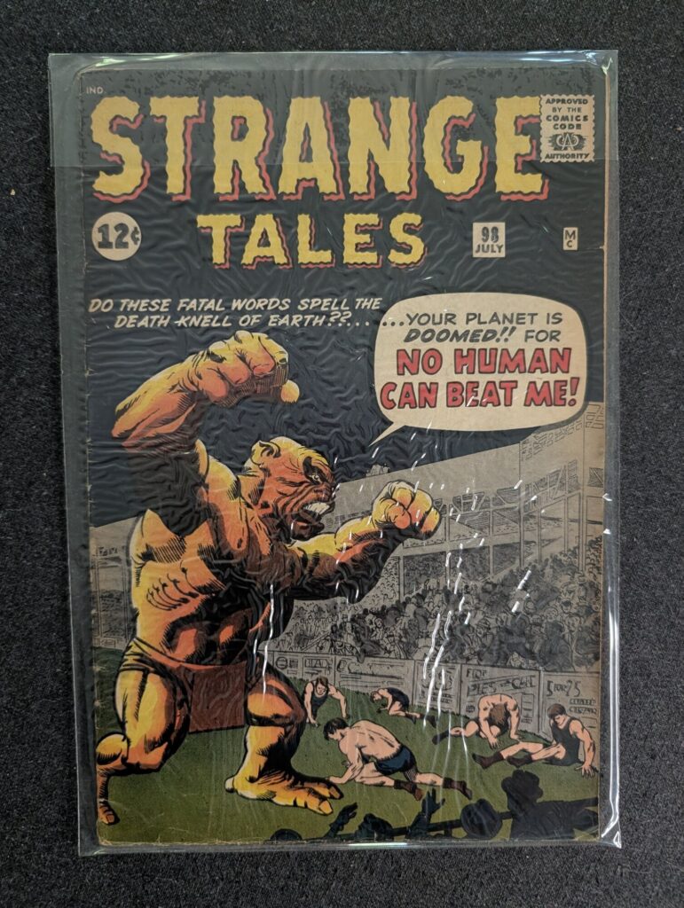 Strange Tales #98 front cover