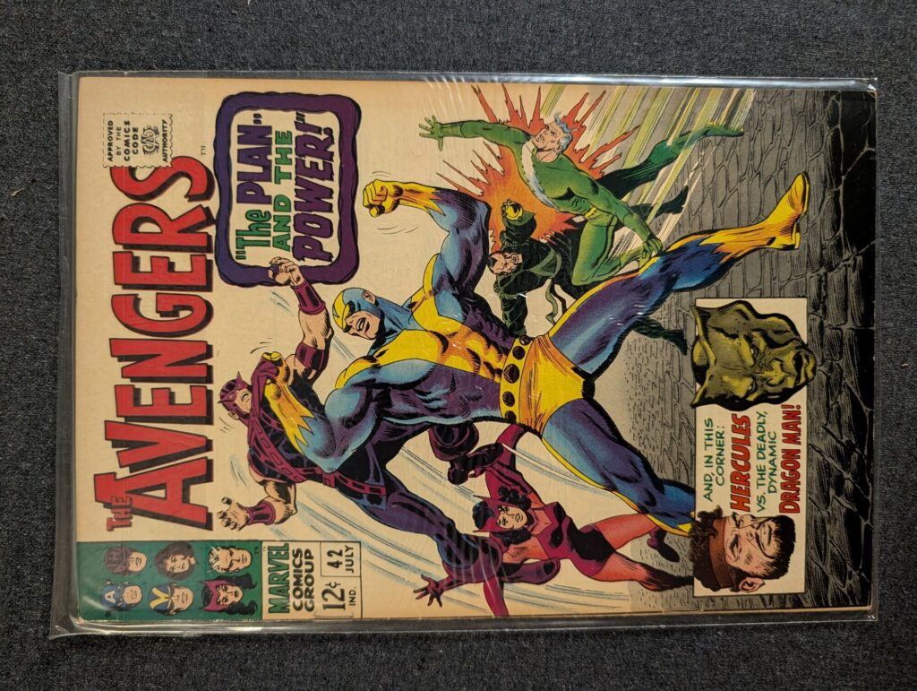 The Avengers #42 front cover