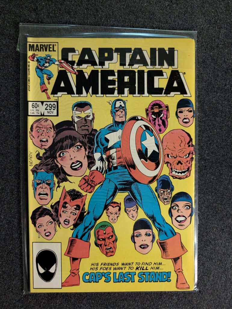 Captain America #299 front cover