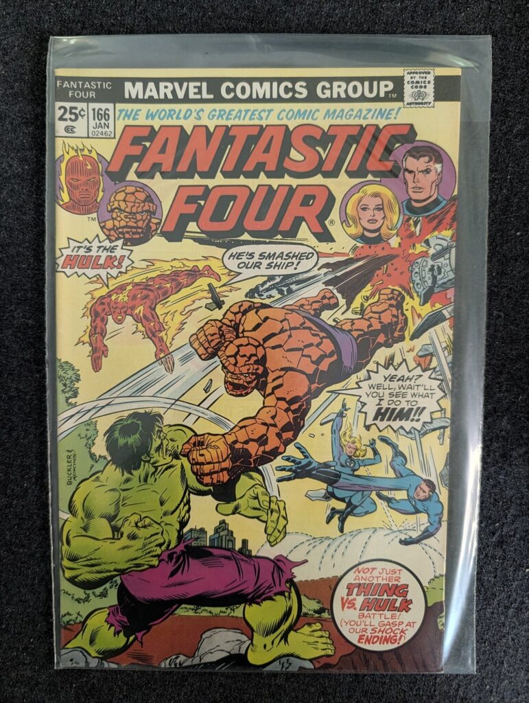 Fantastic Four #166 front cover