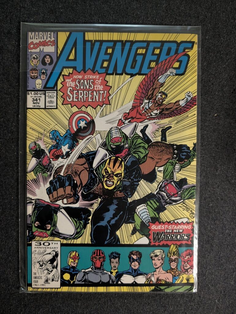 Avengers #341 front cover
