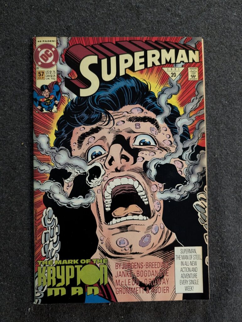 Superman #57 front cover