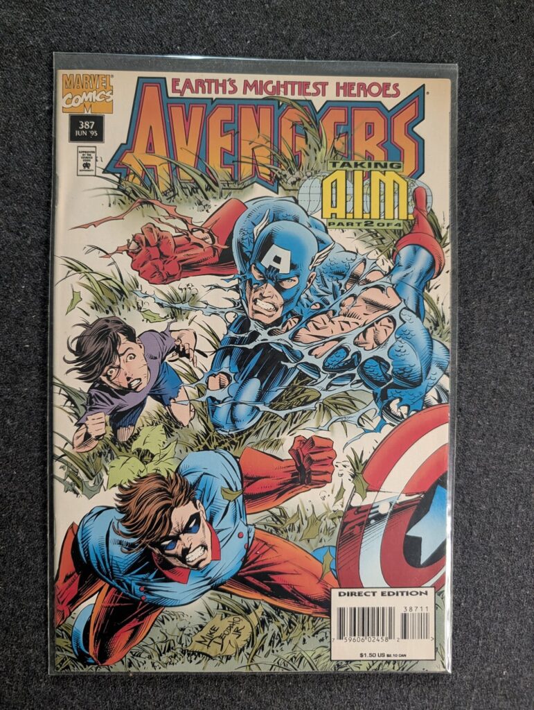 The Avengers #387 front cover