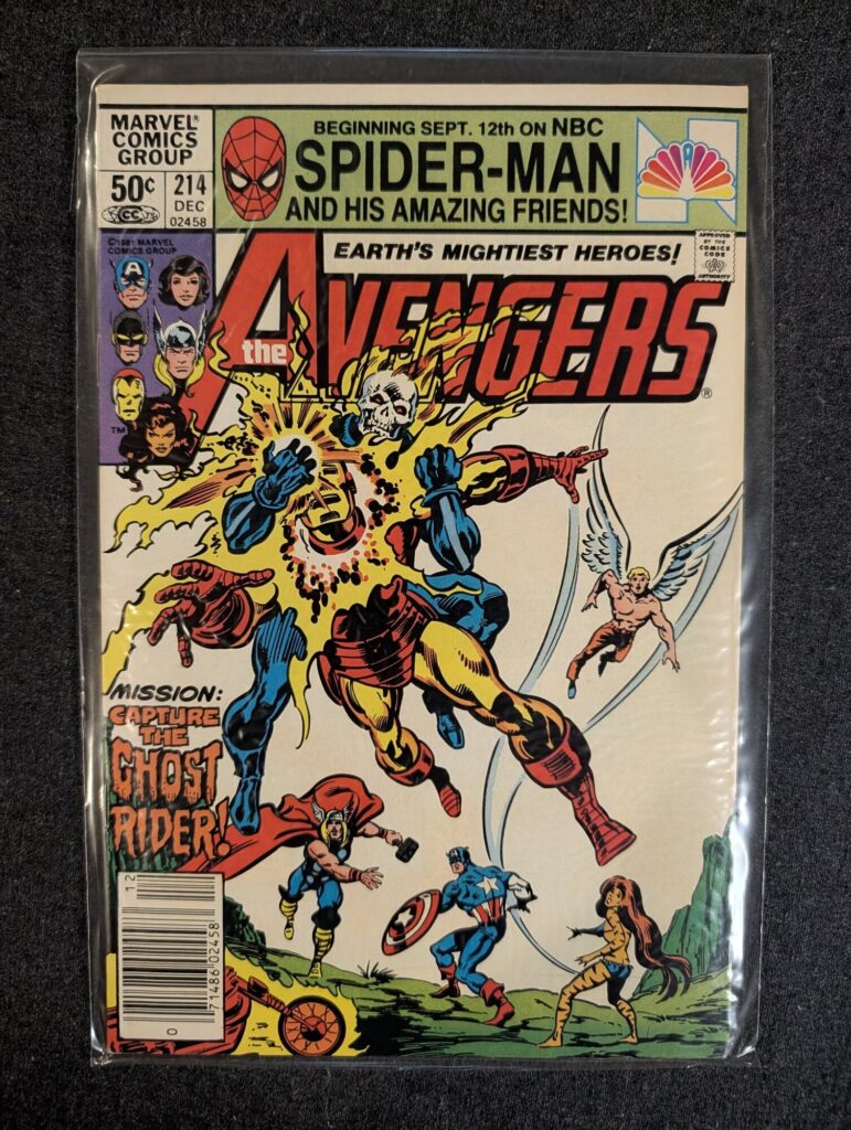 The Avengers #214 front cover