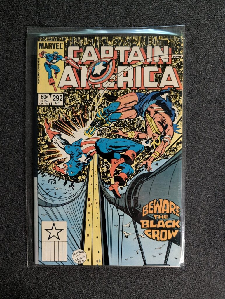 Captain America #292 front cover