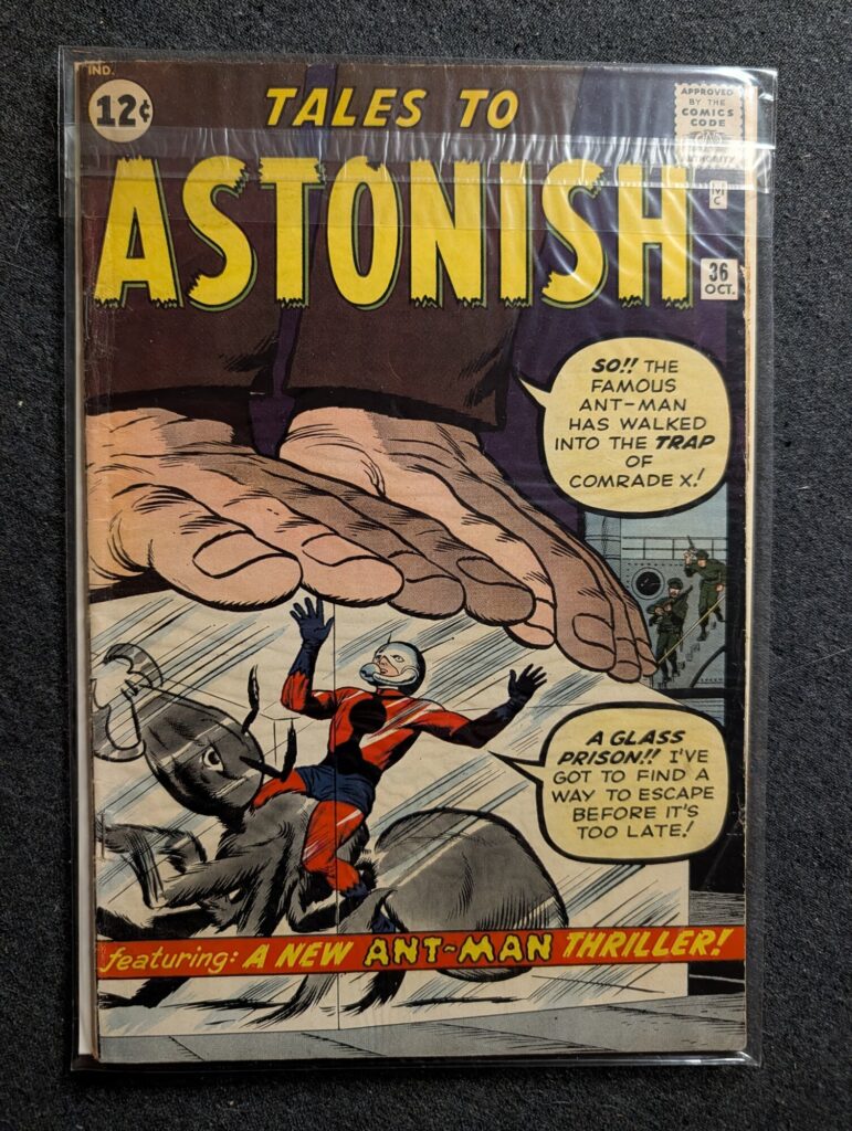 Tales to Astonish #36 front cover