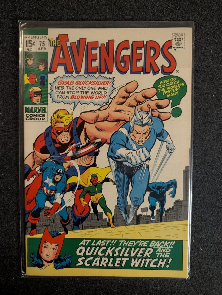 The Avengers #75 front cover