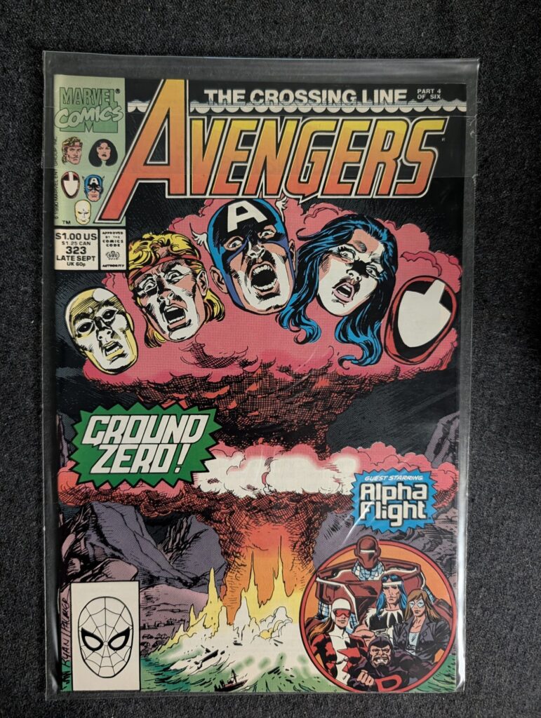 The Avengers #323 front cover
