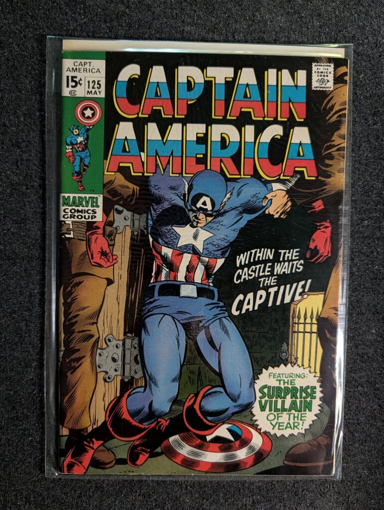 Captain America #125 front cover