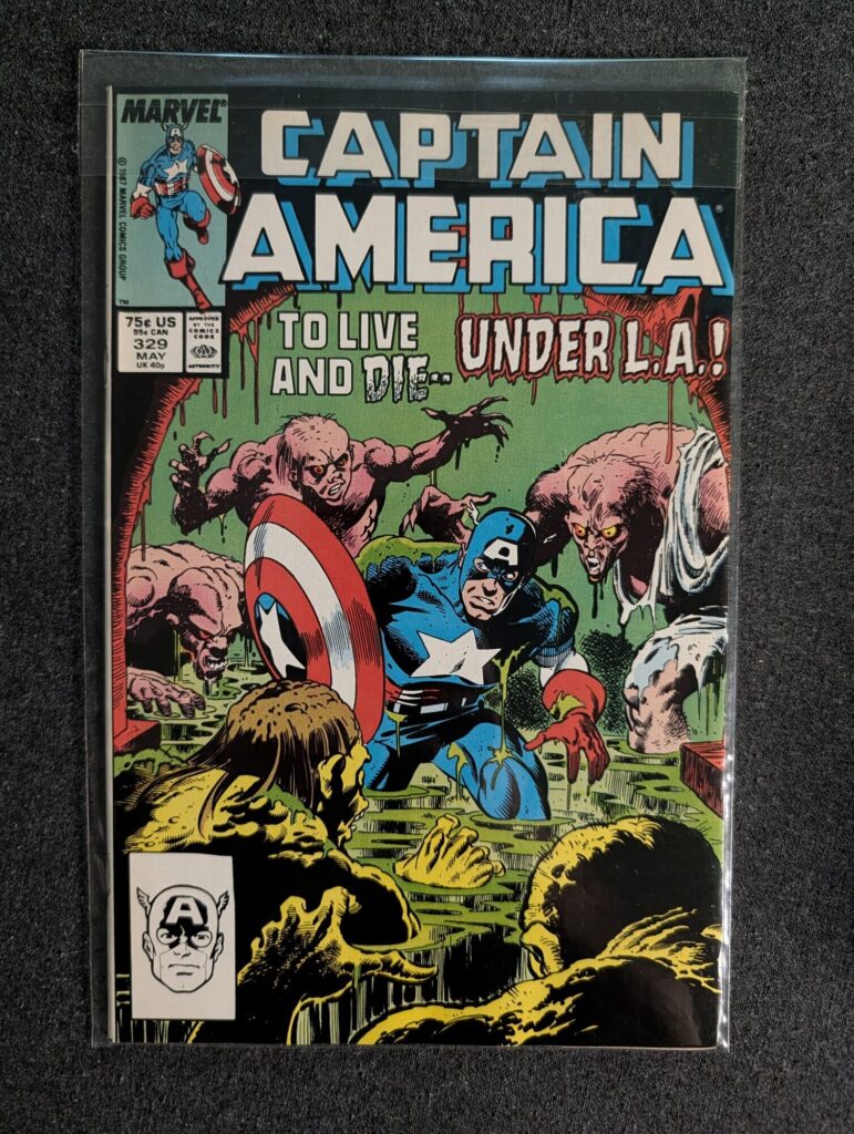 Captain America #329 front cover
