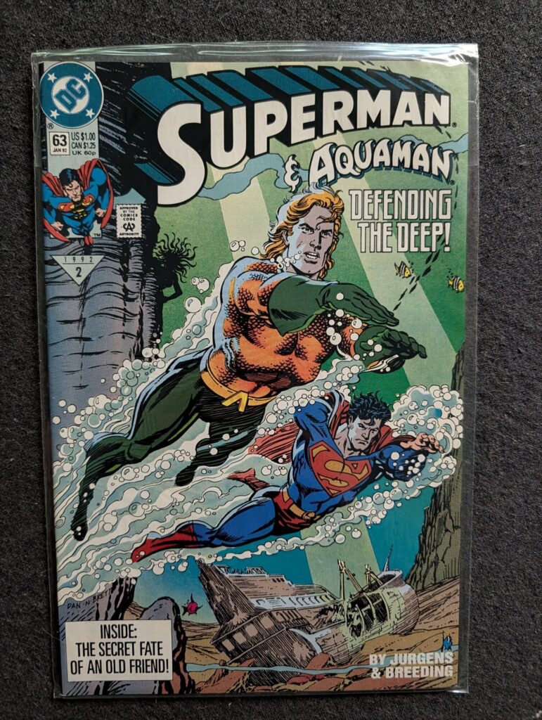 Superman #63 front cover