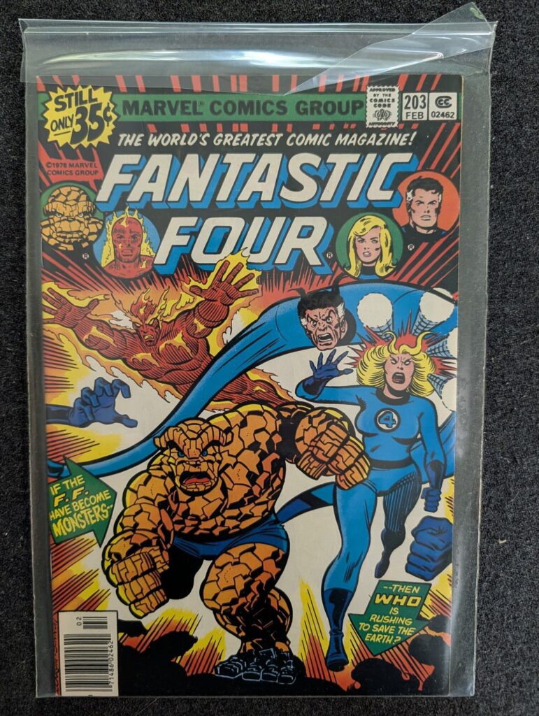Fantastic Four #203 front cover