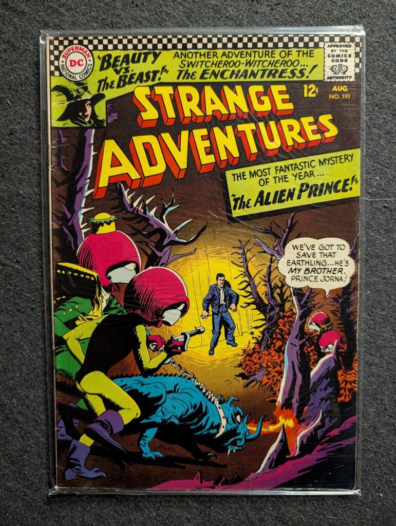 Strange Adventures #191 front cover