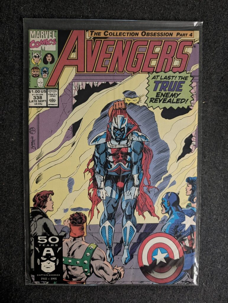 The Avengers #338 front cover