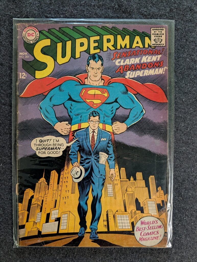 Superman #201 front cover