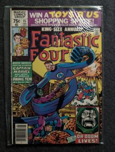 Fantastic Four Annual #15 front cover