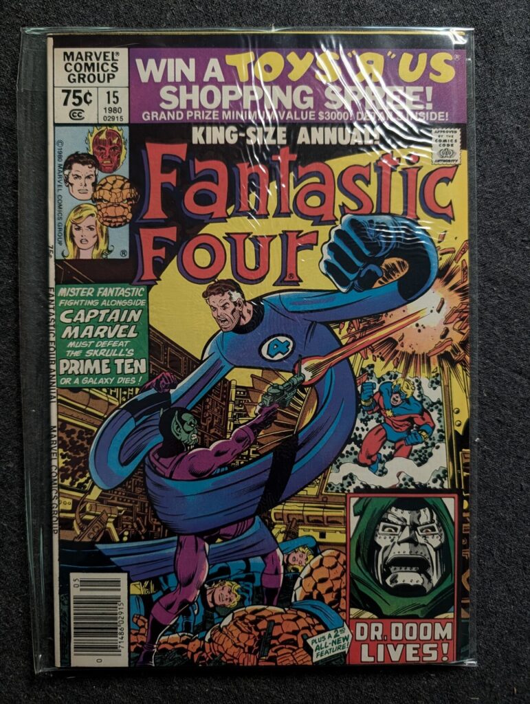 Fantastic Four Annual #15 front cover