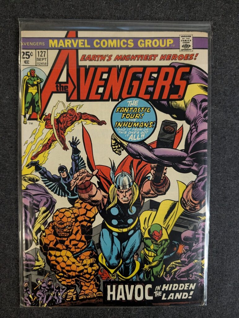 The Avengers #127 front cover