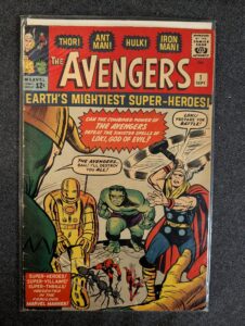 The Avengers #1 front cover