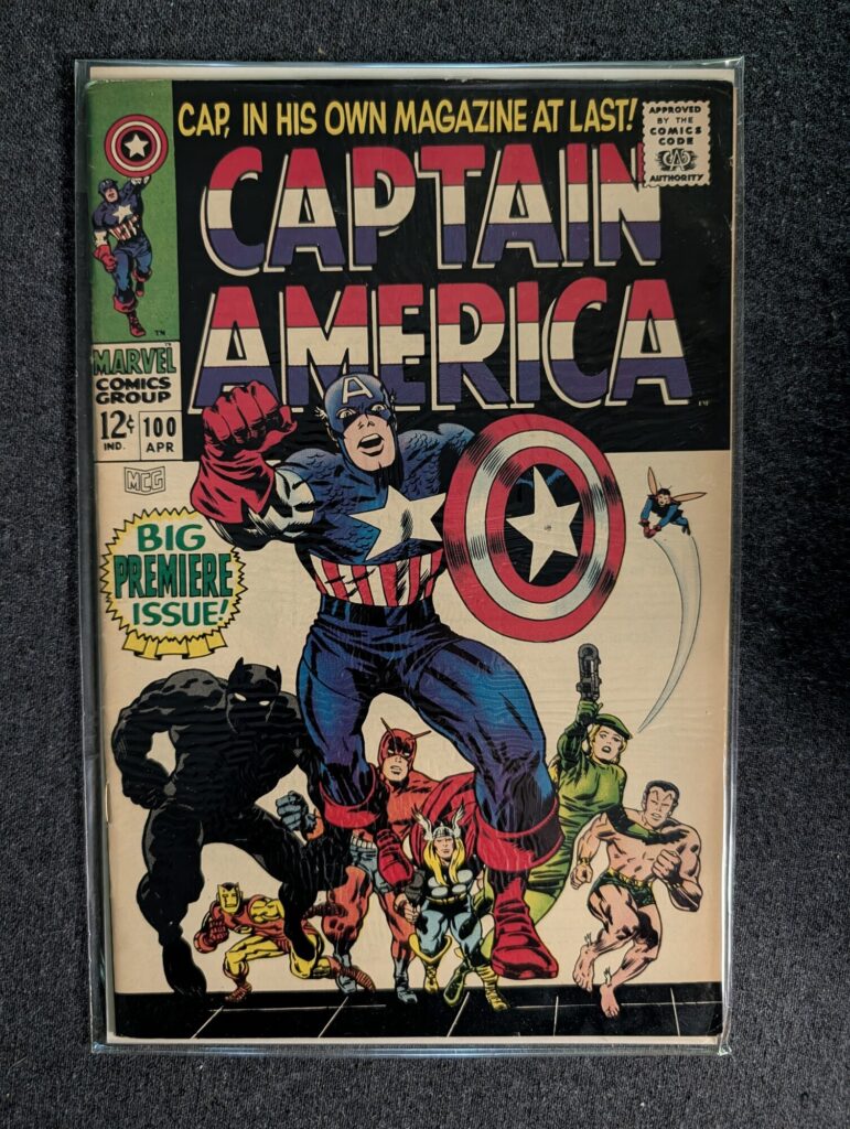 Captain America #100 front cover