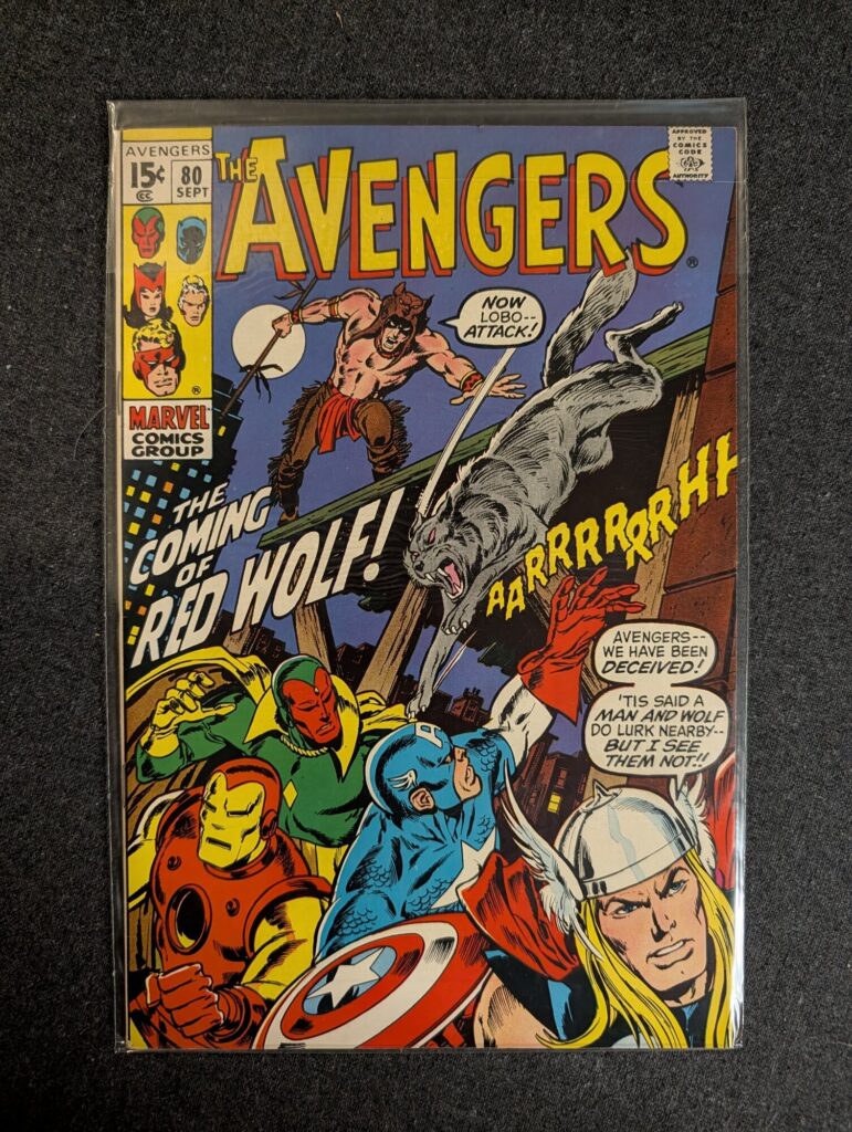 The Avengers #80 front cover