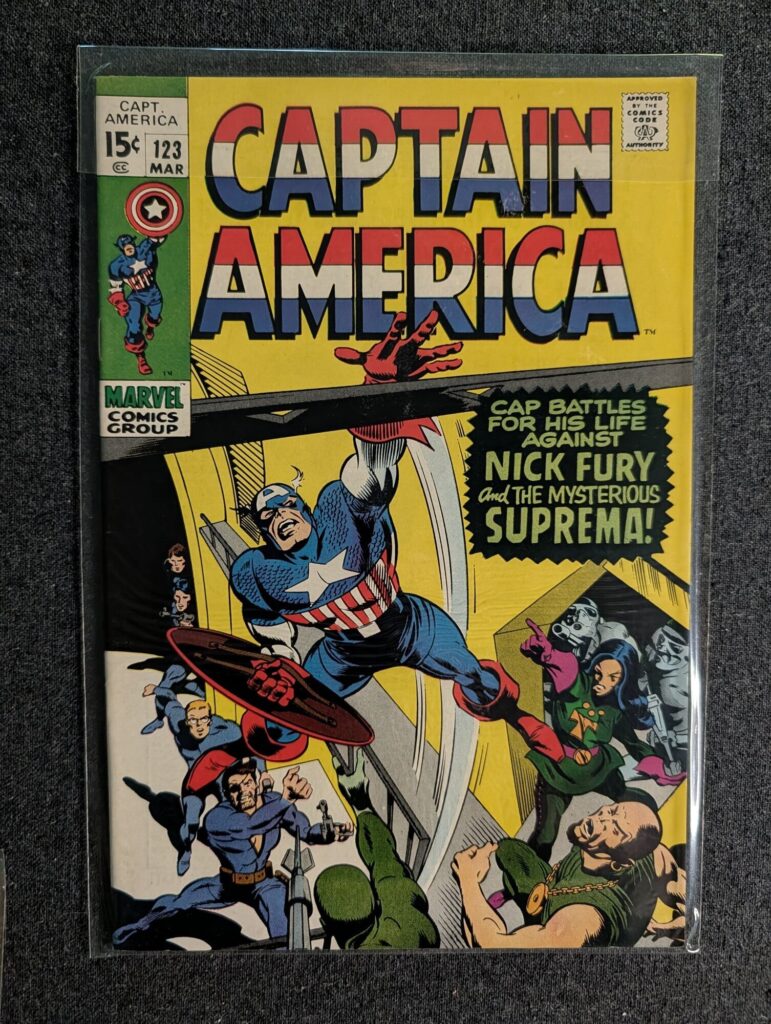 Captain America #123 front cover
