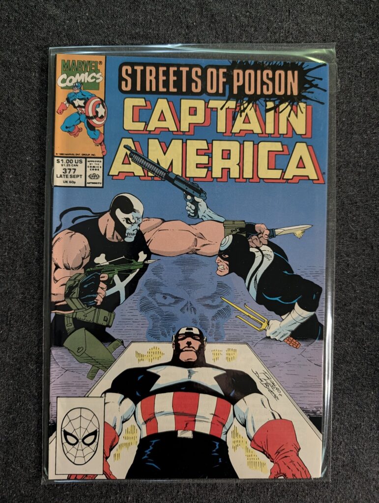 Captain America #377 front cover