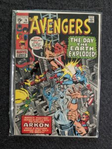 The Avengers #76 front cover