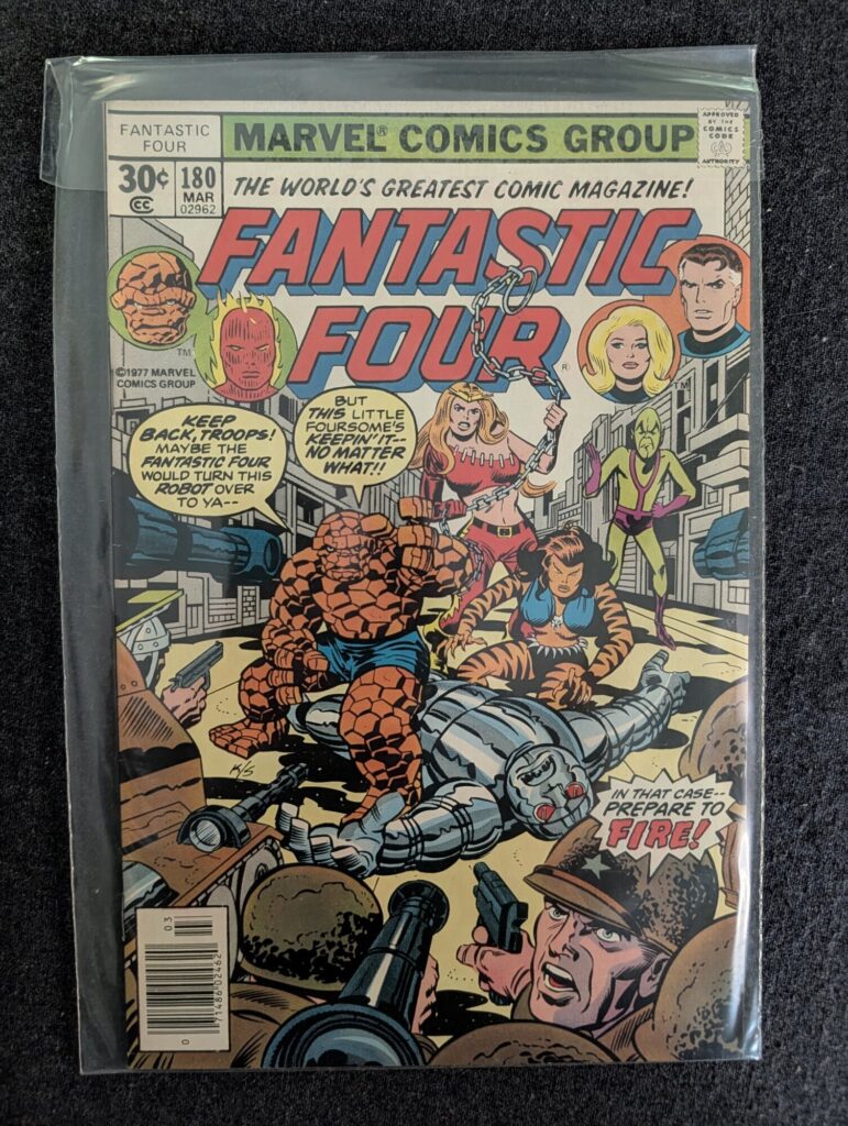 Fantastic Four #180 front cover