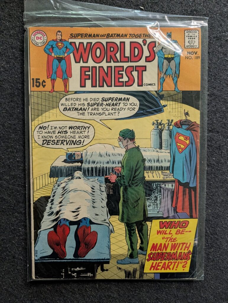 World's Finest Comics #189 front cover