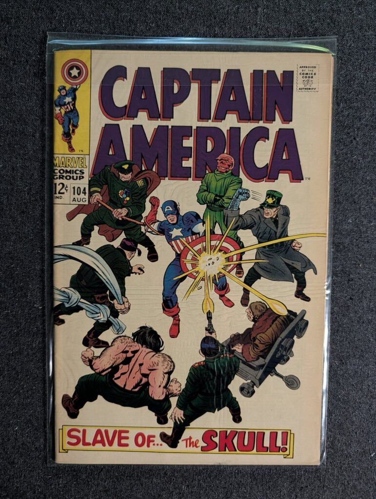 Captain America #104 front cover