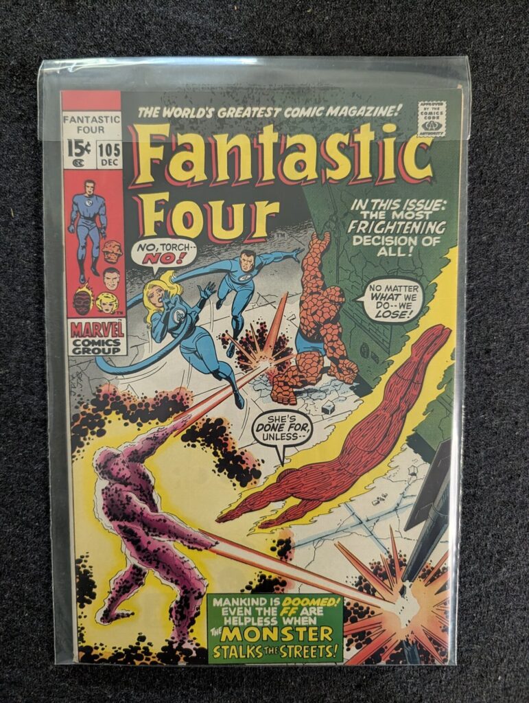 Fantastic Four #105 front cover