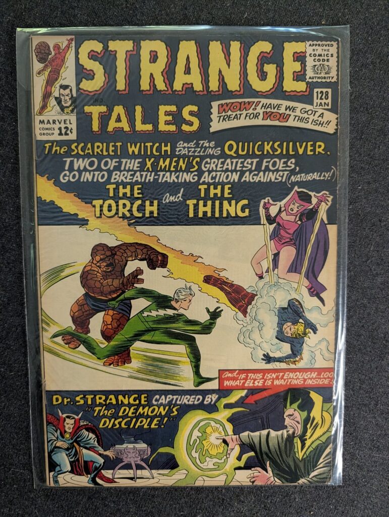 Strange Tales #128 front cover