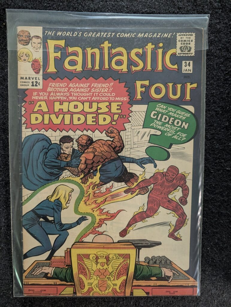 Fantastic Four #34 front cover