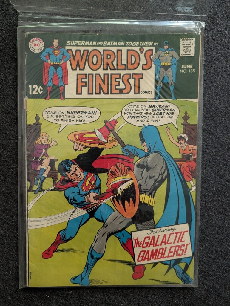 World's Finest Comics #185 front cover