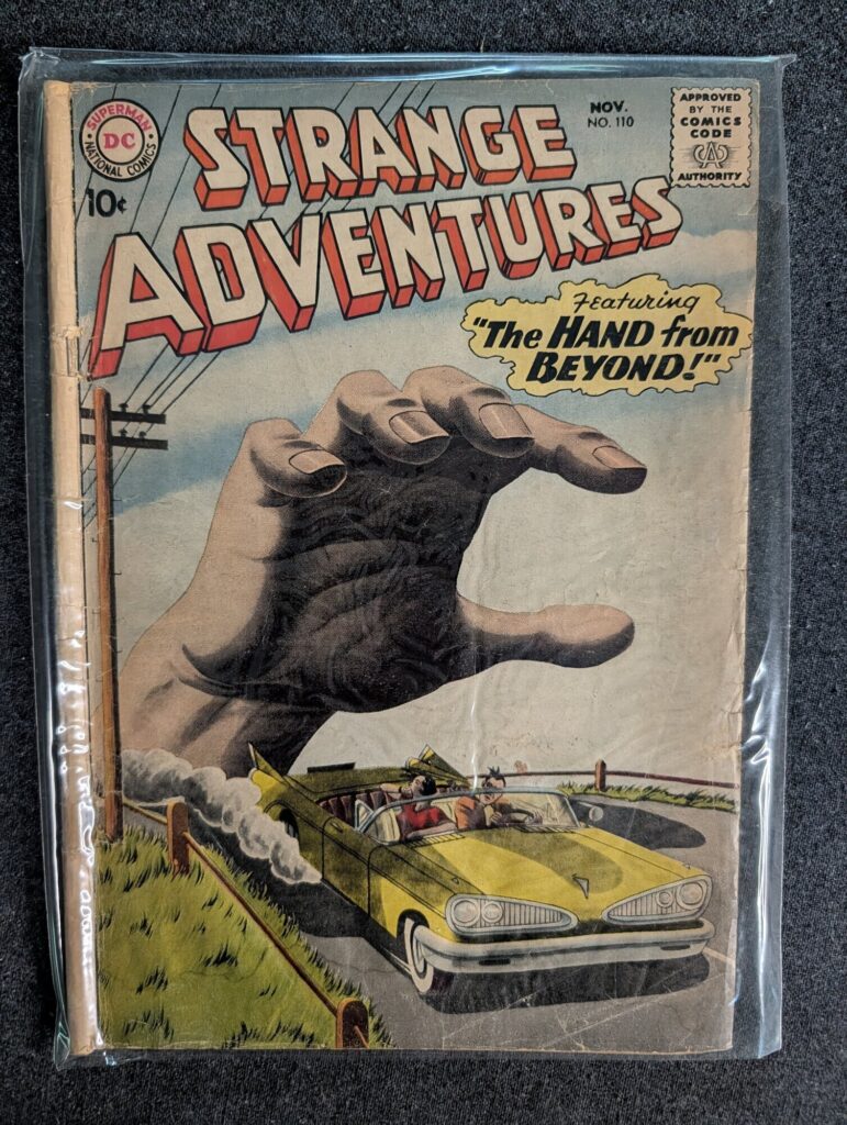 Strange Adventures #110 front cover