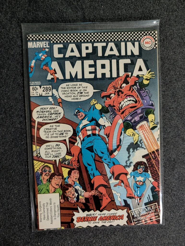 Captain America #289 front cover