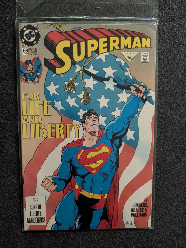 Superman #69 front cover